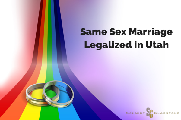 Same Sex Marriage Now Legal In Utah Schmidt Law Firm 3257